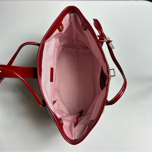 Vintage DOONEY & BOURKE Medium Bordeaux Cindy Tote Shoulder Bag Rare J8051229 - Picture 6 of 14